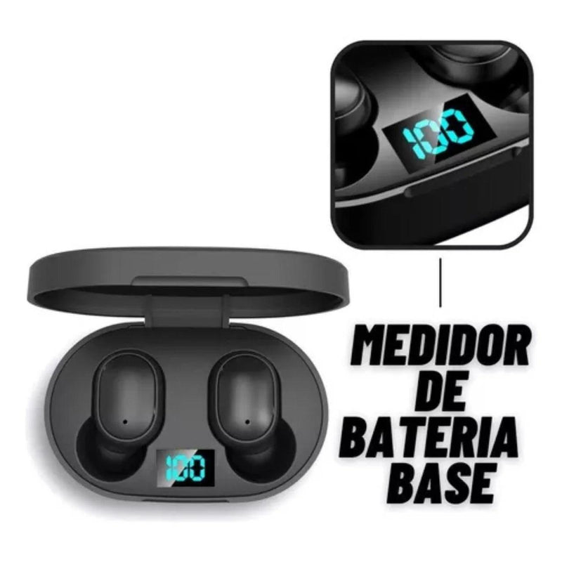 Fones de Ouvido Bluetooth Dual Led 5.0 Airdots Air Wireless - Preto