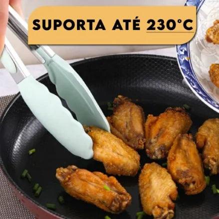 Kit de Utensílios de Cozinha em Silicone com Suporte - 12 Peças Livre de BPA e Antiaderente!