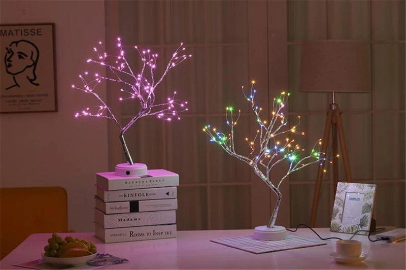 Luz Noturna LED Mini Árvore Bonsai