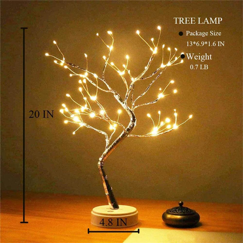 Luz Noturna LED Mini Árvore Bonsai