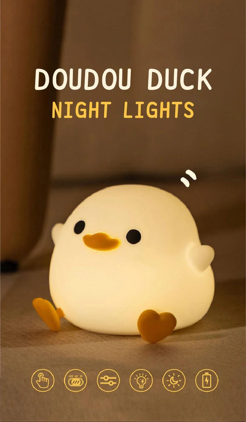 Luz Noturna Doudou Duck: Abajur Infantil